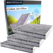 3 Pack Cabin Air Filter for Toyota/Lexus/Mazda,Replacement for 87139-0E040,87139-0E040,TK48-61-J6X