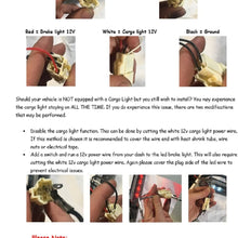 Tinted Dual Row LED 3rd Tail Brake Light Cargo Lamp Replacement for Ford F250 F350 Super Duty 99-16 Mazda B-Series 94-10