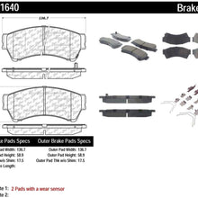 Centric (301.11640) Brake Pad, Ceramic