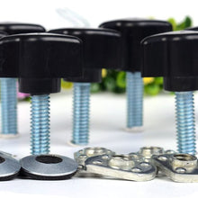 Kawell Jeep Wrangler Hard Top Thumb Screw Set of 8 Quick Removal with Nuts Kit Fit 1995 to 2016 Jeep Wrangler Sports Sahara Freedom Rubicon Unlimited