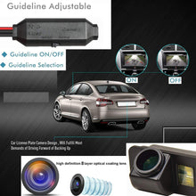 HD 1280x720p Rear Reversing Backup Camera Rearview License Plate Camera Night Vision Ip68 Waterproof for Subaru/Forester/Outback 2007-2012/Sedan/Tribeca