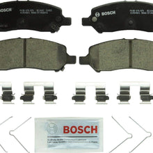 Bosch BC1647 QuietCast Premium Ceramic Disc Brake Pad Set For 2013-2016 Dodge Dart; Rear