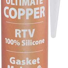 J-B Weld 32925 Ultimate Copper High Temperature RTV Silicone Gasket Maker and Sealant - 9.5 oz.