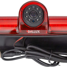 Savana Cargo Van Brake Light Backup Camera for Transporter Chevrolet Express/GMC Savana 2003-2019/Chevy Explorer Van,3rd 170°Angle Waterproof Microphone Built-in Adjustable Lens Roof Mount Cam