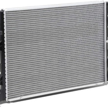 13273 OE Style Aluminum Core Cooling Radiator Replacement for VW Jetta Passat 1.4L Hybrid 2.0L TDI AT 13-16