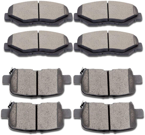 SCITOO Ceramic Disc Brake Pads Set fit 2003-2008 Honda Pilot