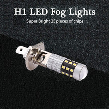 Morefulls 2019 New Design 1600 Lumens 360° Beam Angle H1 LED Fog Lights Bulbs Lamp 6000k White With Projector,Extremely Bright DRL LED Bulb, Lifetime Support(Set of 2)