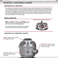 Spartan Locker for Dana 44 Differential with 19 Spline Count, Includes Heavy-Duty Cross Pin Shaft