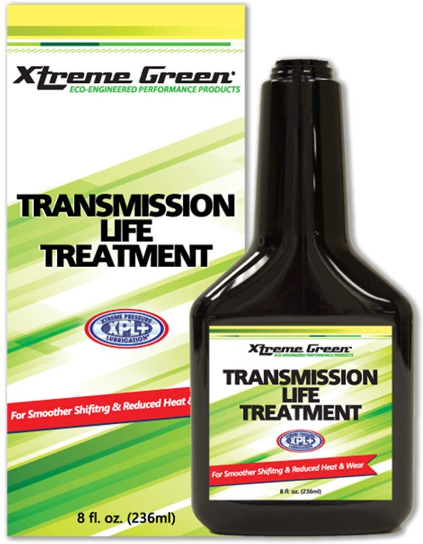 Xtreme Green Transmission Life Treatment - for Smoother Shifting And Reduced Heat, Friction And Wear - Pack of 1 (8 fl. oz. 236ml)