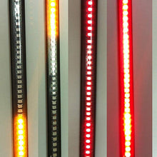 ANKIA LED Brake Light Strip 32 LEDs 8" Flexible License Plate Tail Light Stop Running Light Turn Signal Lamp for Harley CG125 GN125 (LED Tail Light Strip)