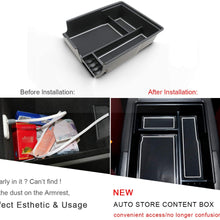 R RUIYA Customized for 2020 Palisade Car Center Console Armrest Box Glove Secondary Storage Console Organizer Insert Tray