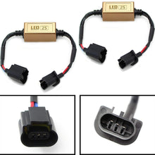 iJDMTOY (2) H13 9008 LED Headlight Canbus Error Free Anti Flicker Resistor Canceller Decoders (Plug-In-Play)