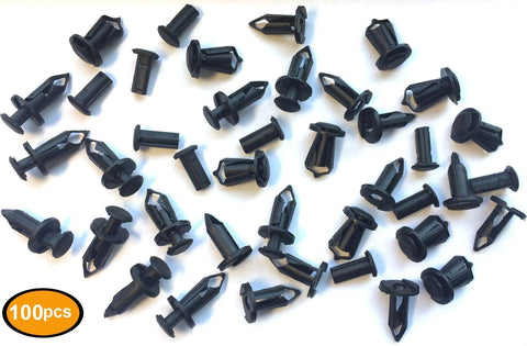 ACD.clip 100xNylon Fender Clips Body Rivets Compatible with Polaris RZR 170 800 900 S 4 XP 7661855