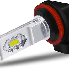 Alla Lighting 3800lm Xtreme Super Bright H11 LED Bulbs Fog Light High Illumination ETI 56-SMD LED H11 Bulb H8 H16 H11 Fog Lights Lamp Replacement - 6000K Xenon White