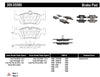 StopTech 309.05580 Street Performance Front Brake Pad