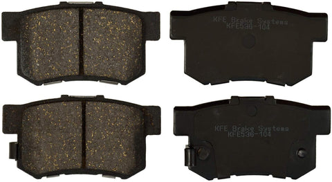 KFE Ultra Quiet Advanced KFE536-104 Premium Ceramic REAR Brake Pad Set