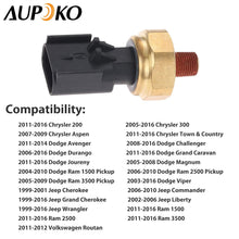 Aupoko 5149062AA Engine Oil Pressure Sensor, Replace# 56028807AA 56028807AB 5149064AA, 6.4 Engine Oil Pressure Switch Fits for Chrysler Dodge RAM & Jeep Vehicles
