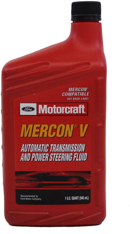 Genuine Ford XT-5-QMC MERCON-V Automatic Transmission and Power Steering Fluid - 16 oz.