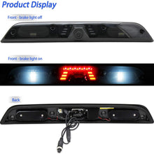 EWAY LED 3rd Third Brake Light Backup Camera for Ford F150 2015-2020/F250 350 450 550 Super Duty 2017-2021 Rear Cargo Lamp High Mount Stop Light Rear View Reverse Hitch Camera
