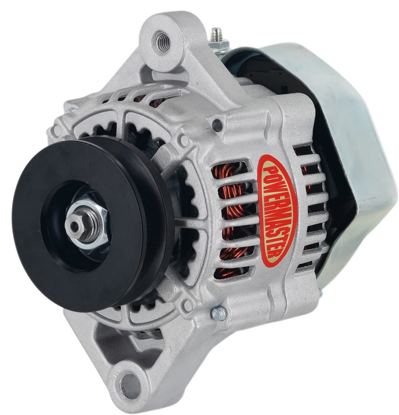 Powermaster 8173 Alternator (Denso Race 100mm Natural 75A 12 Volt with 5.4