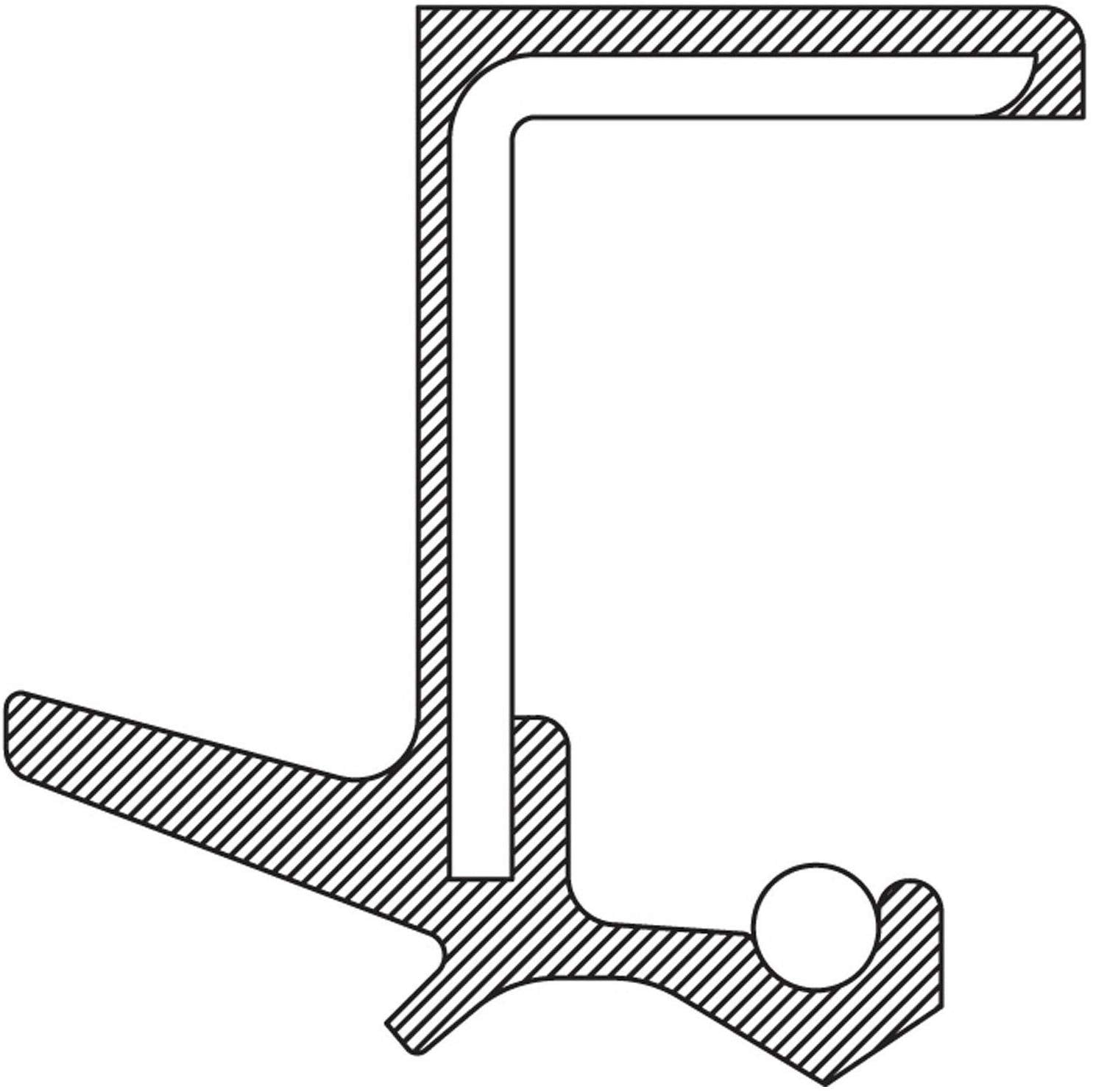 National 710739 Auto Trans Output Shaft Seal