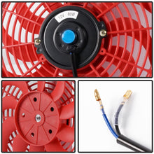 NEW For CHEVY CORVETTE V8 5.7/7.4 1973-1976 1974 1975 Aluminum Racing Radiator +2 x 12" Red Fans Kit
