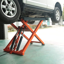APlusLift HW-SL6600 Mid Rise 6,600LB Auto Scissor Lift 110V / 5 Year Structural Parts Warranty