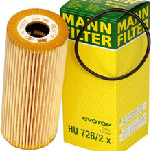 Mann Filter HU 726/2 X Metal-Free Oil Filter (Pack of 2)