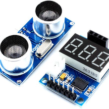 High Display LDTR-WG0171 Ultrasonic Distance Measurement Control Board HC-SR04 Test Board Rangefinder, Digital Display Serial Output.