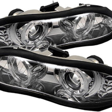 Spyder 5078261 Chevy Camaro 98-02 Projector Headlights - LED Halo - LED (Replaceable LEDs) - Black Smoke - High 9005 (Not Included) - Low H1 (Included)