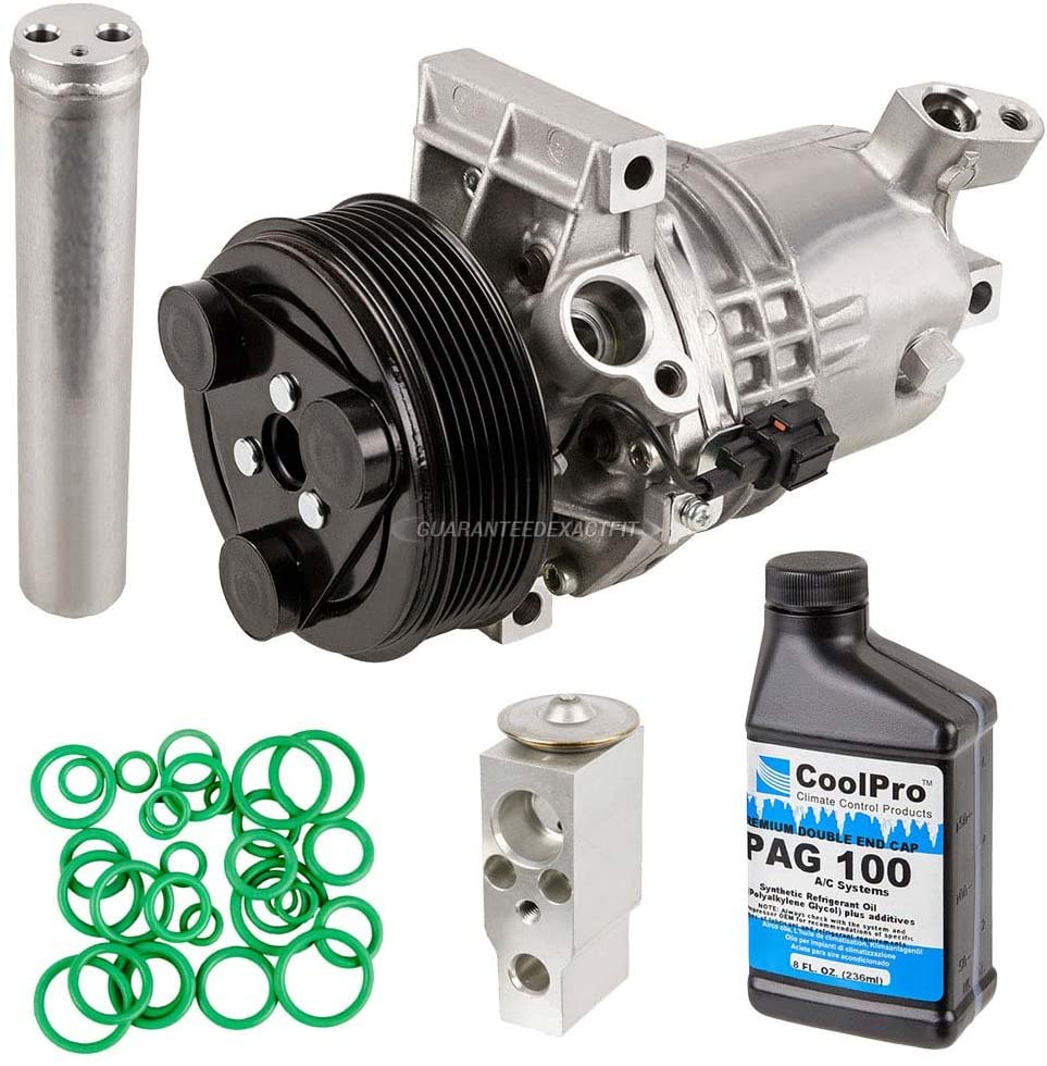 For Nissan Versa 2009 2010 2011 AC Compressor w/A/C Repair Kit - BuyAutoParts 60-82913RK New