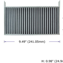 POTAUTO MAP 2013C (CF11172) Activated Carbon Car Cabin Air Filter Compatible Aftermarket Replacement Part