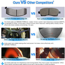 Brake Pads,ECCPP 4pcs Front Ceramic Brake Pads Kit fit for Cadillac Escalade Chevy C1500 Suburban C2500 Express Suburban K2500 Tahoe Dodge Ram 1500 GMC C1500 Suburban C2500 Suburban K2500 Savana