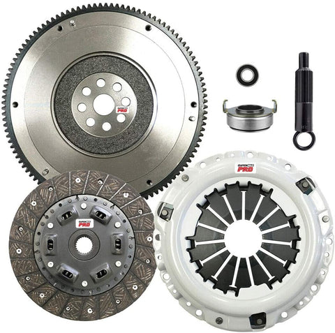 ClutchMaxPRO Performance Stage 1 Clutch Kit with Flywheel Compatible with 94-01 Acura Integra, 99-00 Honda Civic Si, 94-97 Civic Del Sol VTEC, 97-01 CR-V, B16, B18, B20