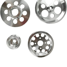 Lightweight Aluminum Pulley Kit for Lexus GS 300 98-03 IS 300 3.0L DOHC 24V 2JZ 2JZGE Polished 4pcs