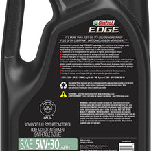 Castrol 03084C Edge 5W-30 Advanced Full Synthetic Motor Oil, 5 Quart