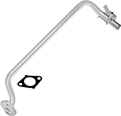 APDTY 141356 Coolant Water Bypass Heater Hose Steel Pipe Fits 2.7L Engine On Toyota Tacoma T100 4Runner (Replaces 16268-75131, 16268-75130, 16268-75110, 16268-75111, 16268-75112, 16268-75091)