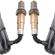 MOSTPLUS 250-24431, 234-4808 O2 Oxygen Sensor Front Rear UP/Down Stream Compatible with VW Beetle Golf Jetta Audi TT 16121 SG1170 (Set of 2)