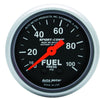 Auto Meter 3312 Sport-Comp Mechanical Fuel Pressure Gauge, 2-1/16