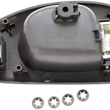 Dorman 82090 Front Driver Side Interior Door Handle for Select Chrysler Models, Carbon Fiber and Chrome