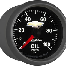 Auto Meter 880447 GM Series Electric Oil Pressure Gauge,2.3125 in.