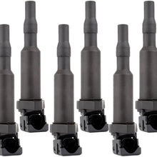 SCITOO 100% New 6pcs Ignition Coil Set Compatible with BM-W/Mini Cooper 2006-2013 Automobiles Fit for OE: UF592 5C1695
