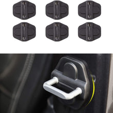 Voodonala for JL Door Lock Cover Buckle Decor Trim for 2018 2019 Jeep Wrangler JL JLU 2020 Gladiator JT ABS 6PCS