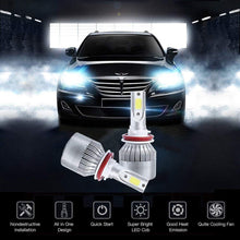 Mega Racer H11 6000K Ultra Bright White (Low Beam Headlight) CREE COB C6 LED Xenon Kit 7600LM 72W Auto USA Automotive
