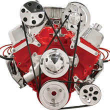 NEW BILLET SPECIALTIES BBC POLISHED ALTERNATOR & A/C COMPRESSOR BRACKETS, TOP MOUNT, FOR BIG BLOCK CHEVY SHORT WATER PUMP