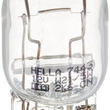 HELLA 7443TB Twin Blister Standard Miniature 7443 Bulbs, 12V, 21/5W, 2 Pack