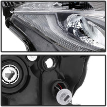 [For 2016-2019 Honda Civic Halogen Models] Passenger Side OE-Style Chrome Bezel Projector Headlight Housing Right Headlamp Assembly Replacement