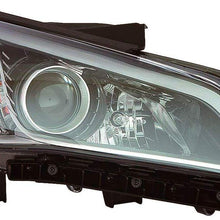 Replacement Passenger Side Headlight Fits Hyundai Sonata: Limited/Limited 2.0T / Sport/Sport 2.0T / Sport Tech With Factory Halogen Headlights