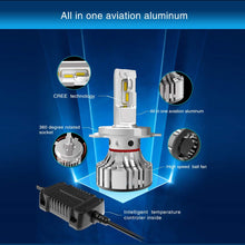 Alla Lighting D-CR F2 Newest Version 9000 Lumens Extremely Super Bright 3200K Gold Yellow High Power SUPER Mini H11 H8 H9 LED Headlight Bulb All-in-One Conversion Kits Headlamps Bulbs