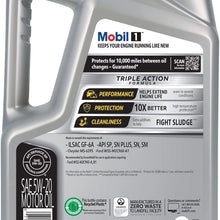 Mobil 1 High Mileage Full Synthetic Motor Oil 5W-30, 5 Quart
